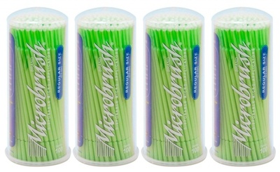 Microbrush Tubes Regular Groen 400stk